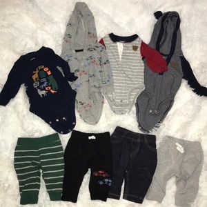 Bundle of Boys 3 month outfits